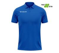 Cotton pique Polo shirt Givova Summer Bleu M
