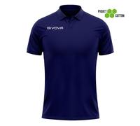 Cotton pique Polo shirt Givova Summer Blue M
