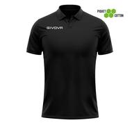 Cotton pique Polo shirt Givova Summer Noir M