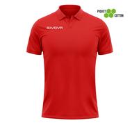 Cotton pique Polo shirt Givova Summer Rouge S