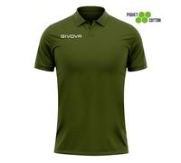 Cotton pique Polo shirt Givova Summer Vert M