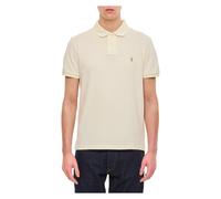 Cotton Piqué Polo Shirt, male, Polo Ralph Lauren, Polo Shirts, Beige, L, Tops L