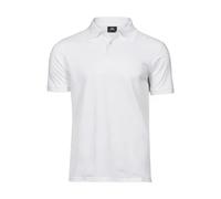 Men's Heavy Pique Polo Shirt - White - X-Large