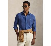 Cotton Pique Shirt, Ultra Light Midnight Blue