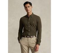 Cotton Pique Shirt, Ultra Light olive green