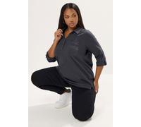 Cotton Placket Shirt Yours Charcoal 20