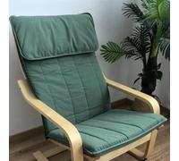 Cotton Poang Chair Cushion Replacement - Thick Padded Detachable Armchair Cover for Enhanced Comfort and Style