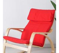 Cotton Poang Chair Cushion Replacement - Thick Padded Detachable Armchair Cover for Enhanced Comfort and Style