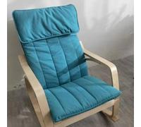 Cotton Poang Chair Cushion Replacement - Thick Padded Detachable Armchair Cover for Enhanced Comfort and Style