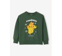 Cotton Pok‚mon Christmas sweatshirt for boys fir green