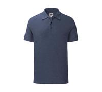 Cotton polo shirt Fruit of the Loom Iconic Bleu 2XL
