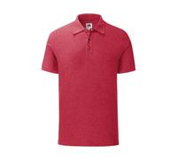 Cotton polo shirt Fruit of the Loom Iconic Rouge XL