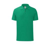 Cotton polo shirt Fruit of the Loom Iconic Vert 3XL