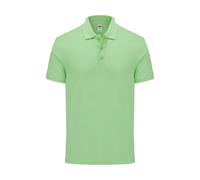 Cotton polo shirt Fruit of the Loom Iconic Vert S