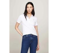 Tommy Hilfiger 1985 Slim Fit Short Sleeve Polo White L Woman