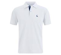 Cotton Polo Shirts for Men, T Shirt Men Slim Fit,Slim Fit with Printed Design for Everyday Casual Wear Comfortable Lightweight Summer Polos Tshirt Tee White