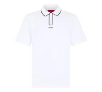 Hugo Dalumo 10257070 Short Sleeve Polo White M Men