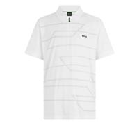 Cotton Polo with Zip - male - Boss - Polo Shirts - White - 2XL - Tops 2XL