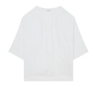 Cotton Poplin Short Sleeve Blouse White M / IT 42