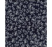 Cotton Poplin Small Floral Printed Premium Cotton Fabric 45’ Wide. 100% Cotton. Ideal for Crafting Fabric, Sewing Fabric, Patchwork, and Dressmaking (Sold by,1 Metre)
