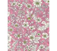 Cotton Poplin Small Floral Printed Premium Cotton Fabric - 45' Wide. Ideal for Crafting, Sewing, Patchwork, and Dressmaking (CP0221 Pink, 1 Metre)