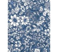 Cotton Poplin Small Floral Printed Premium Cotton Fabric - 45' Wide. Ideal for Crafting, Sewing, Patchwork, and Dressmaking (CP0221DELP, 1 Metre)