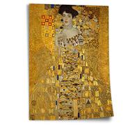 Cotton Poster Gustav Klimt: Adele Bloch-Bauer I (1907), Unframed Art Print, Mural - A4, A3, A2, A1, A0, XXL - Living Room, Bedroom, Kitchen, Decoration