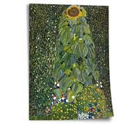Cotton Poster Gustav Klimt: The Sunflower (1907), Unframed Art Print, Mural - A4, A3, A2, A1, A0, XXL - Living Room, Bedroom, Kitchen, Decoration