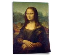 Cotton Poster Leonardo da Vinci: Mona Lisa, Unframed Art Print, Mural - A4, A3, A2, A1, A0, XXL - Living Room, Bedroom, Kitchen, Decoration