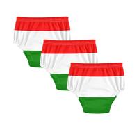 Cotton Potty Training Underwear Set Hungary Flag Short Underwear