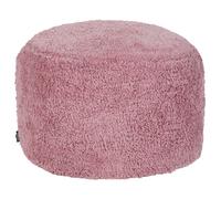 Cotton Pouffe 50 x 35 cm Pink KANDHKOT