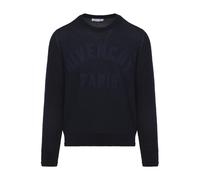 Cotton Pullover - male - Givenchy - Round-neck Knitwear - Blue - M - Knitwear M