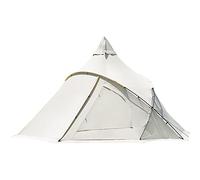 Cotton Pyramid Tent, 3-4 Person Canvas Yurt Tent, Wind Proof Anti-UV, with Carry Bag, for Camping Hiking Christmas Party