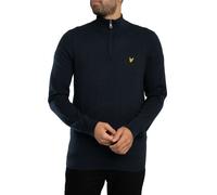 Cotton Quarter Zip Knit Dark Navy L