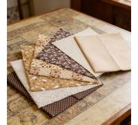 Cotton Quilt Fabric Bundle 7pcs 25x25cm DIY Crafts Assorted
