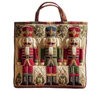 Cotton Quilted Tote Bag For Women Shoulder Carry, Vintage Tote Bag Canvas Shoulder Cord Aesthetic Art Girls Aesthetic Inspired Reusable(H,H40xL34CM)