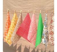 Cotton Quilting Fabric Squares 10cm 100PCS Mixed Floral