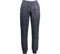 Cotton Regular Fit Joggers- male- Cavalli Class- Sweatpants- Blue- XL- Trousers XL