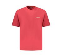 Cotton Relaxed Fit T-Shirt - male - Napapijri - T-Shirts - Red - 2XL - Tops 2XL