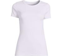 Cotton Rib Crew Neck T-shirt lands end Lilac 20