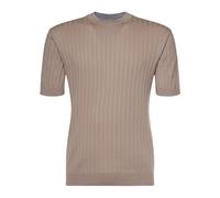 Cotton Ribbed T-shirt - male - Eleventy - T-Shirts - Gray - 2XL - Tops 2XL