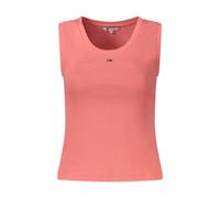 Cotton Ribbed Tank Top - female - Tommy Hilfiger - Sleeveless Tops - Pink - XS - Tops XS