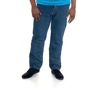 COTTON RICH COMFORT FIT STONE WASHED JEANS BY ROCKFORD WAIST SIZE 30" TO 70"