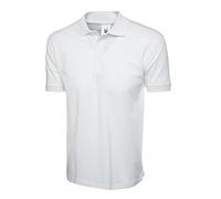 Cotton Rich Poloshirt Uneek Clothing White XL