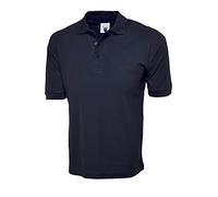 Uneek UC112 Cotton Rich Polo Shirt 220GSM Navy XL Colour: Navy, Size: XL