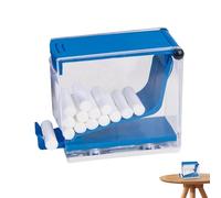 Cotton Roll Holder, Dentist Cotton Roll Holder, Transparent Cotton Roll Dispenser for Practices, Pre-Roll Cone Holder Case, Practice Container for Cotton Rolls and Anesthetics