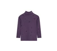 Cotton roll neck for girls Kids on the Moon Berries And Hearts Violet 7 ans