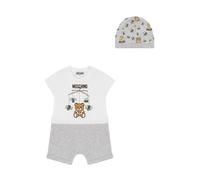 Cotton Romper & Hat Gift Set - unisex - Moschino - Kids Sets - Multicolor - 12 M - Kids 12 M
