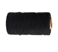 Cotton Rope 2mm 100m Cotton Rope Colorful Twine Macrame Cord String Thread Party Wedding Decor Accessory Home Textile Crafts DIY(Color1)