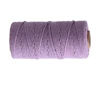 Cotton Rope 2mm 100M Macrame Cord Rope Cotton Twine Thread String Crafts DIY Sewing Handmade Wall Hangings Wedding Party Home(Color4)
